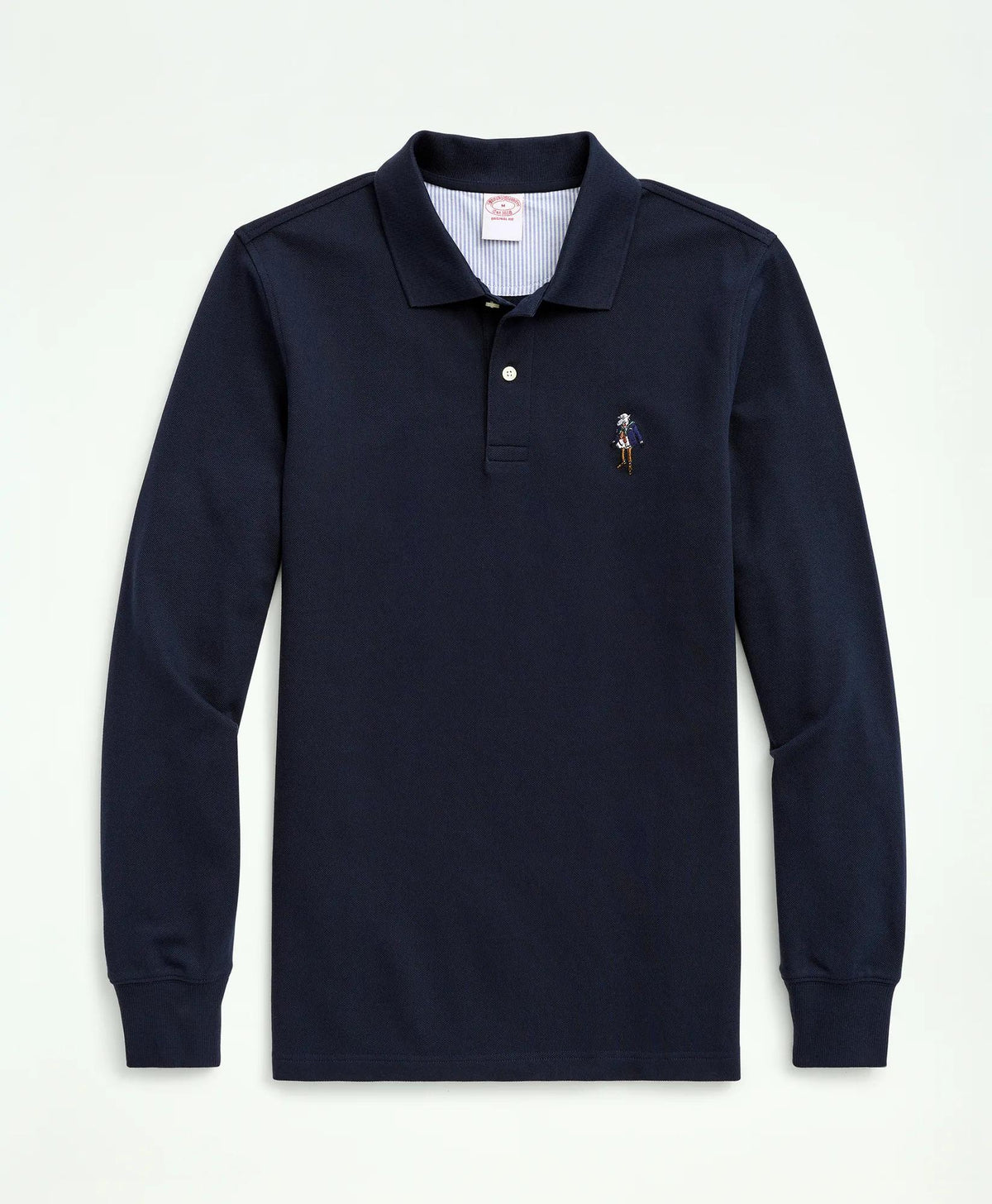 Henry Supima® Long-Sleeve Polo Shirt | Brooks Brothers sale