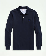 Henry Supima® Long-Sleeve Polo Shirt | Brooks Brothers sale