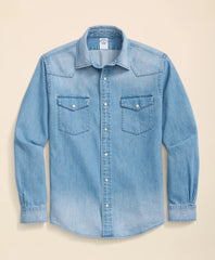 Western Denim Sport Shirt | Brooks Brothers discount