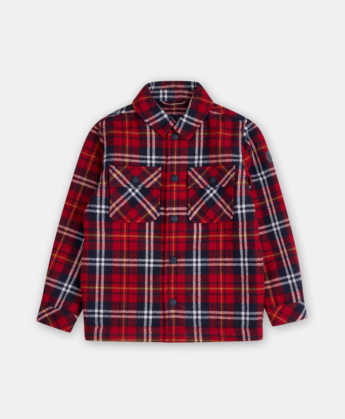 Boys Plaid Flannel Teddy Fleece Shirt Jacket | Brooks Brothers online