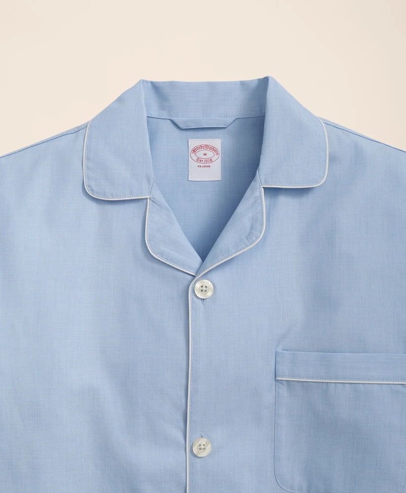 Cotton Broadcloth Pajamas | Brooks Brothers on sale