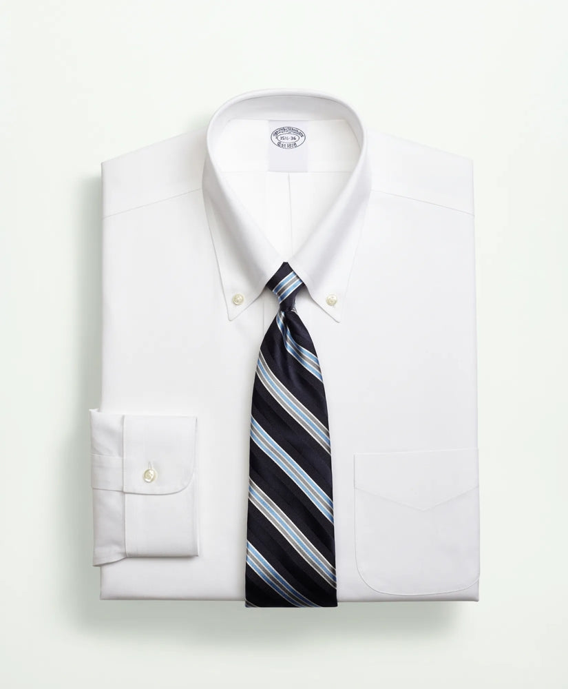 Stretch Supima® Cotton Non-Iron Pinpoint Oxford Button-Down Collar Dress Shirt | Brooks Brothers discount