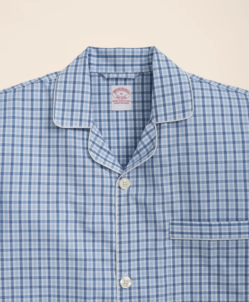 Cotton Broadcloth Gingham Short Pajamas | Brooks Brothers discount