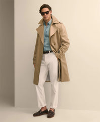 Supima® Cotton Gabardine Trench Coat | Brooks Brothers online shop