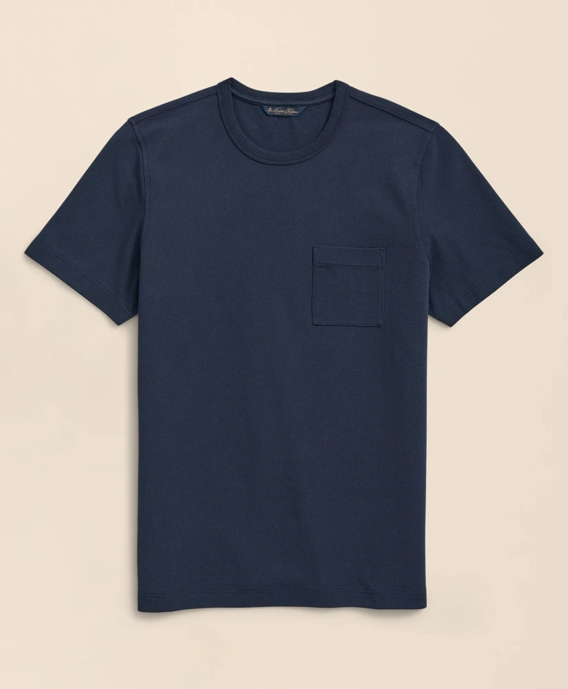 Pique T-Shirt in Garment-Washed Supima® Cotton | Brooks Brothers for sale