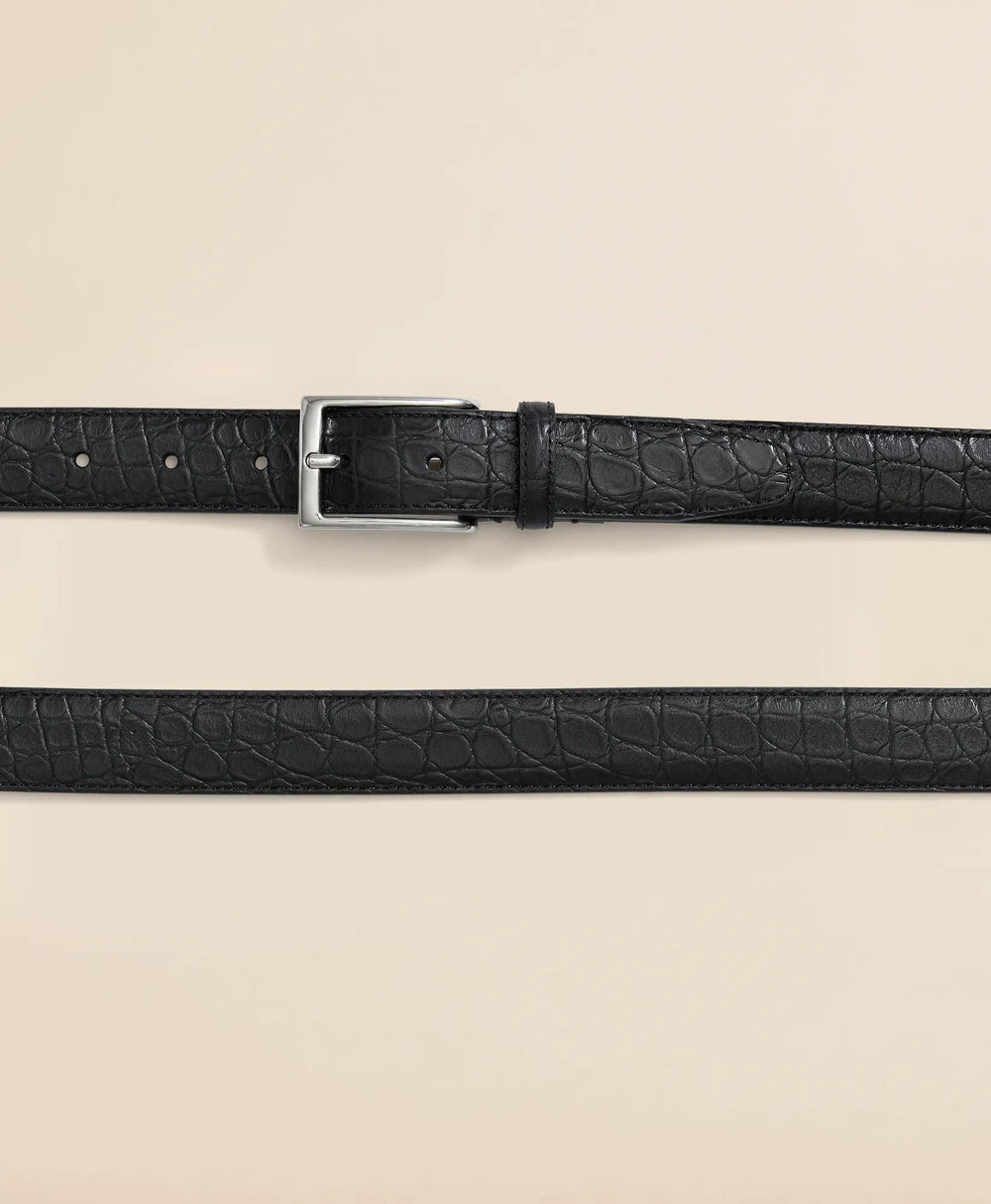 Leather Embossed Belt | Brooks Brothers online