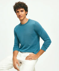 Lightweight Luxe All-Season Sweater, Crewneck | Brooks Brothers for sale