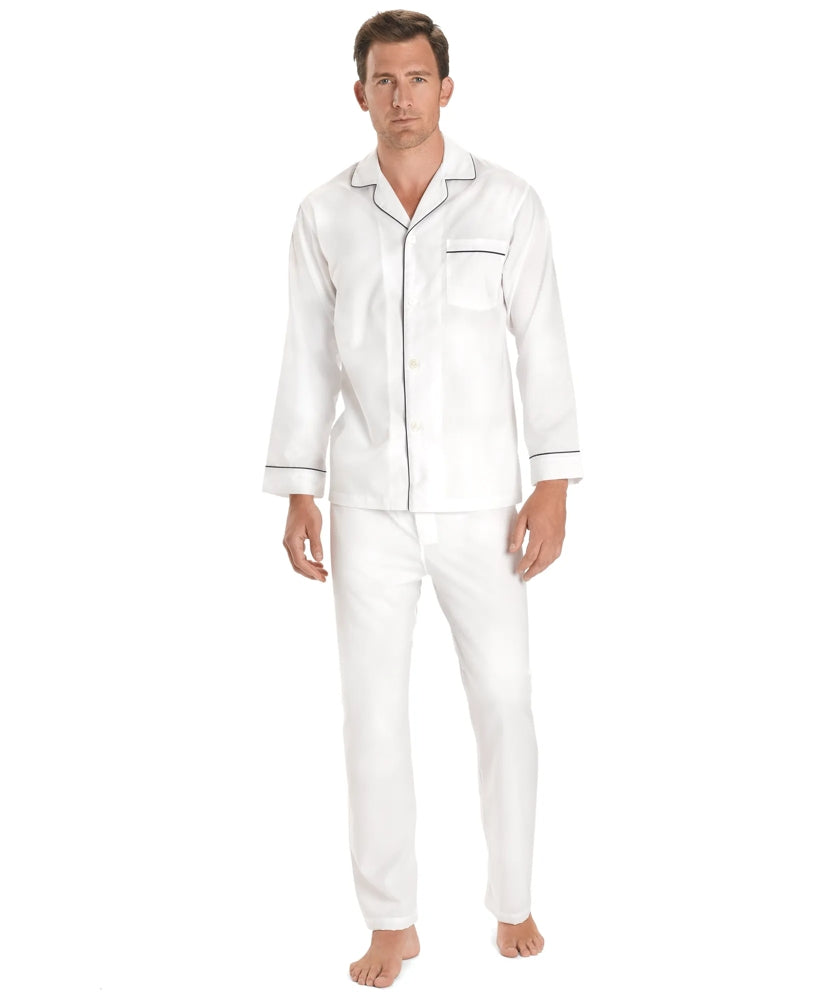 Wrinkle-Resistant Broadcloth Pajamas | Brooks Brothers sale