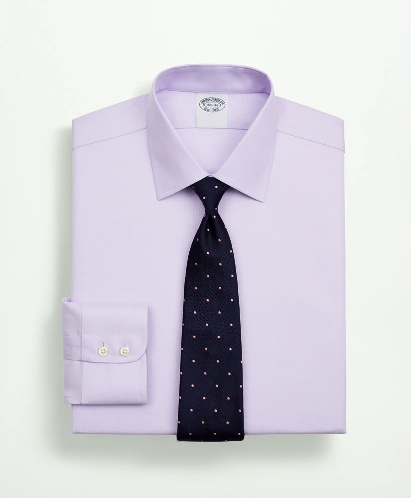Stretch Supima® Cotton Non-Iron Twill Ainsley Collar Dress Shirt | Brooks Brothers sale