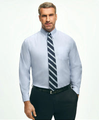 Big & Tall Stretch Dress Shirt, Non-Iron Pinpoint Button-Down Collar | Brooks Brothers cheap