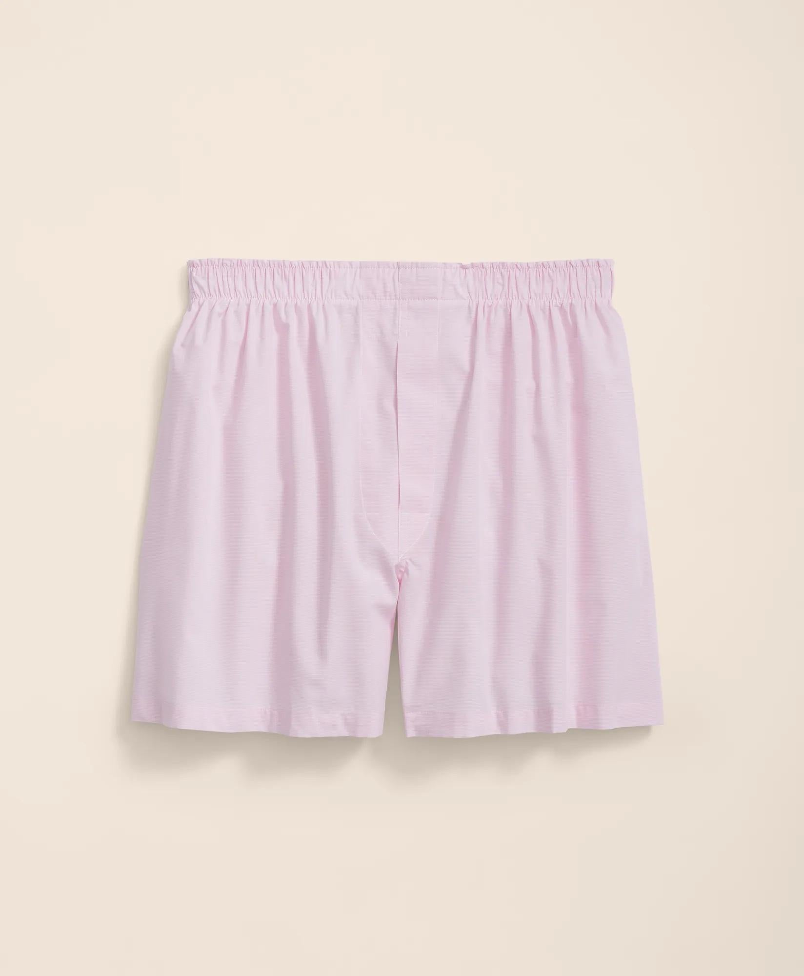 Cotton Broadcloth End-on-End Boxers | Brooks Brothers discount
