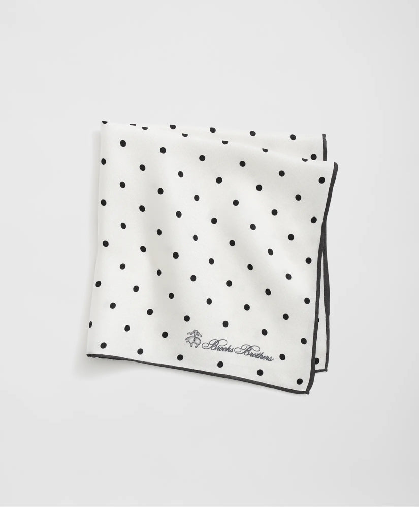 Small Dot Silk Pocket Square | Brooks Brothers online shop