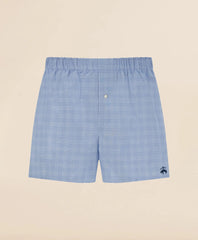 Slim Fit Cotton Broadcloth Check Boxers | Brooks Brothers discount