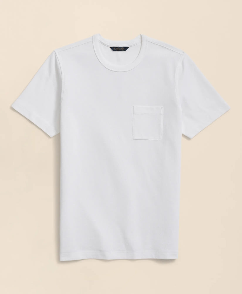 Pique T-Shirt in Garment-Washed Supima® Cotton | Brooks Brothers for sale