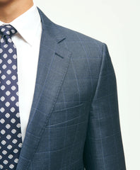 Classic Fit Wool Windowpane 1818 Suit | Brooks Brothers online shop