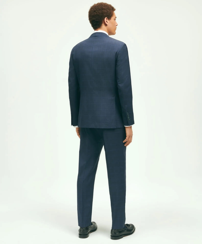 Slim Fit Wool Checked 1818 Suit | Brooks Brothers sale