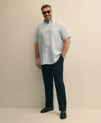 Big & Tall Cotton Seersucker Pants | Brooks Brothers online