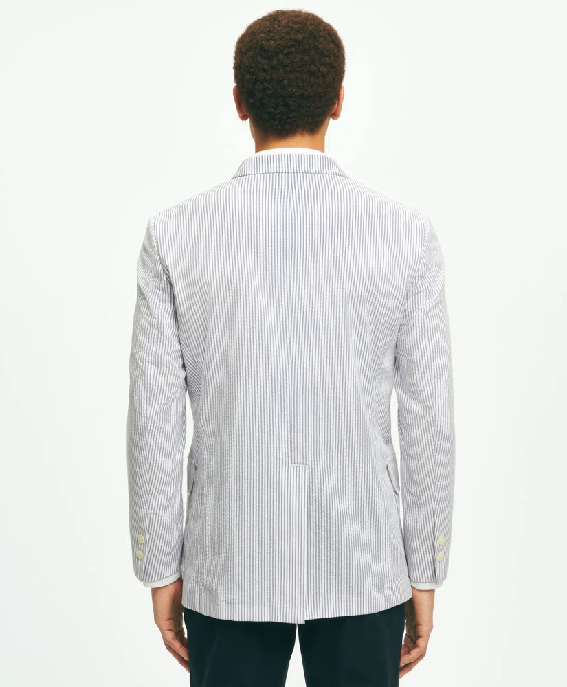 Slim Fit Archive-Inspired Seersucker Sport Coat in Cotton | Brooks Brothers on sale