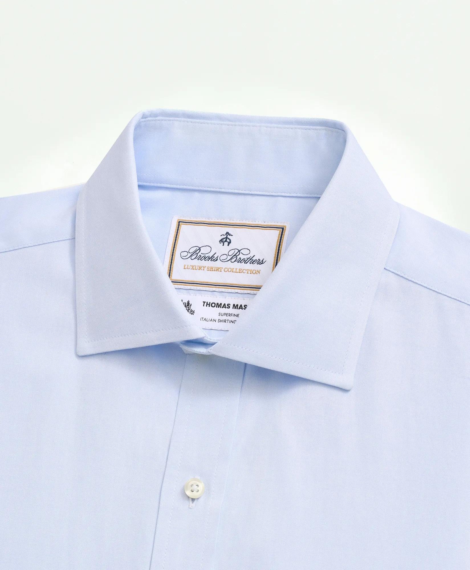 Brooks Brothers X Thomas Mason® Cotton Pinpoint Oxford English Collar Dress Shirt | Brooks Brothers sale