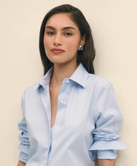 Classic-Fit Non-Iron Stretch Supima® Cotton Dress Shirt | Brooks Brothers cheap
