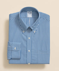 Pure Supima® Cotton Regular-Finish Polo Button Down Collar, Candy Stripe Dress Shirt | Brooks Brothers online