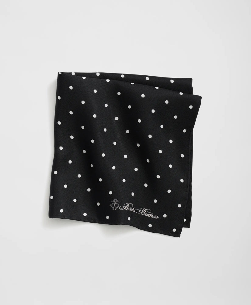Small Dot Silk Pocket Square | Brooks Brothers online shop