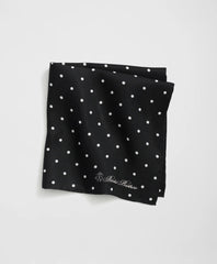Small Dot Silk Pocket Square | Brooks Brothers online shop