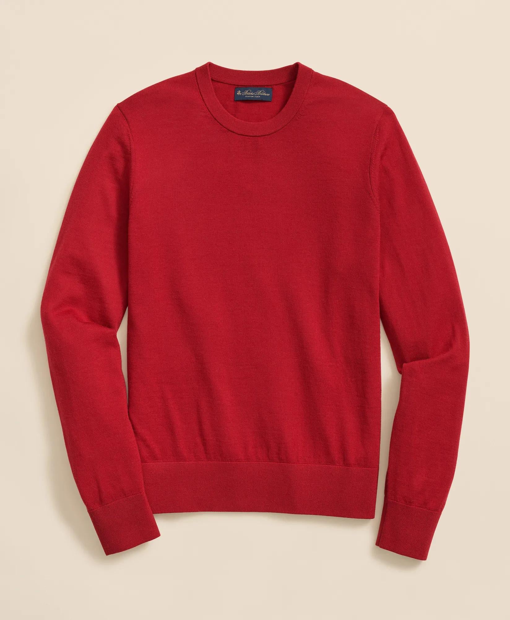 Ultimate Merino Wool Crewneck Sweater | Brooks Brothers on sale