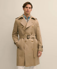 Supima® Cotton Gabardine Trench Coat | Brooks Brothers online shop