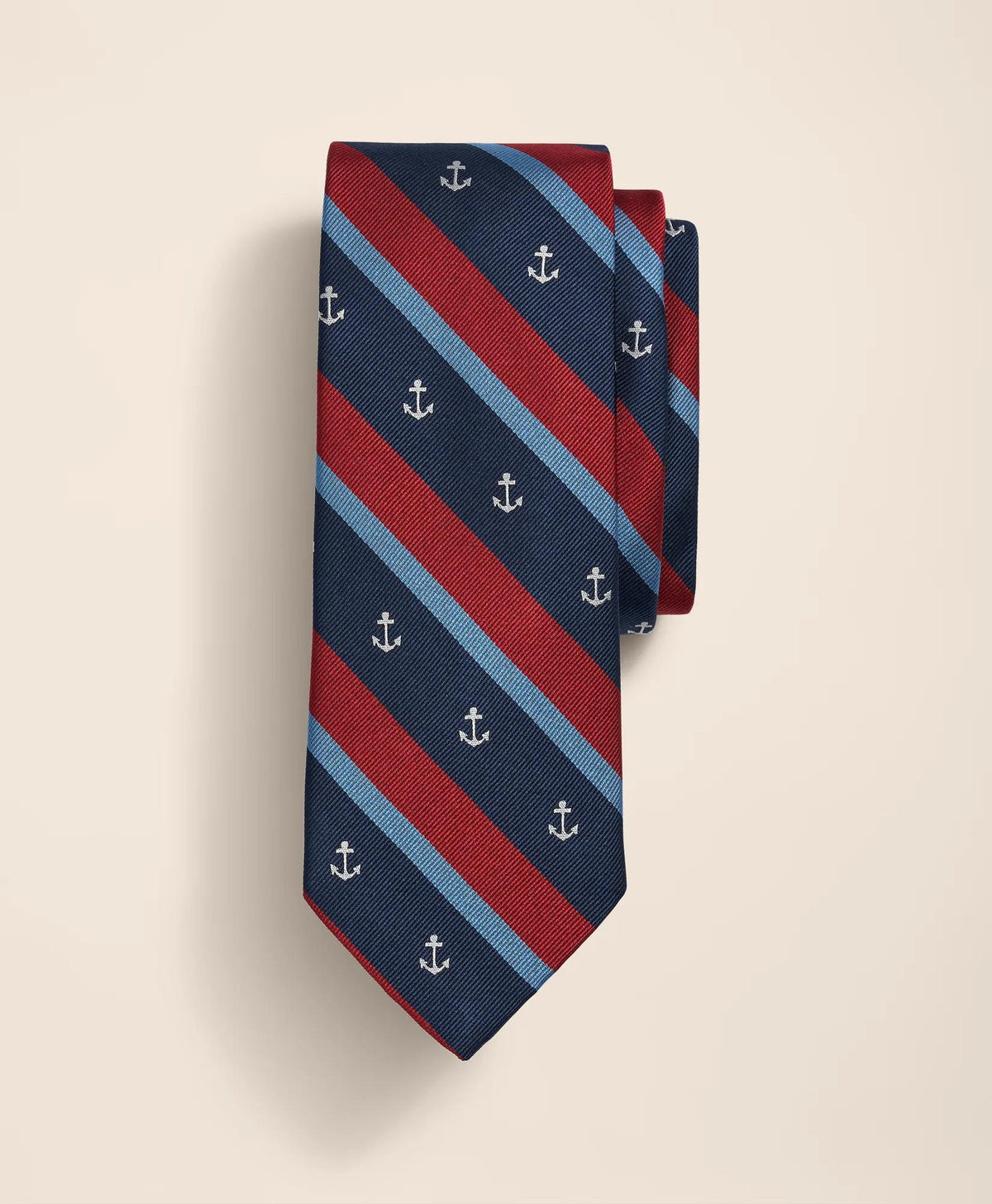 Silk Striped Anchor Tie | Brooks Brothers for sale