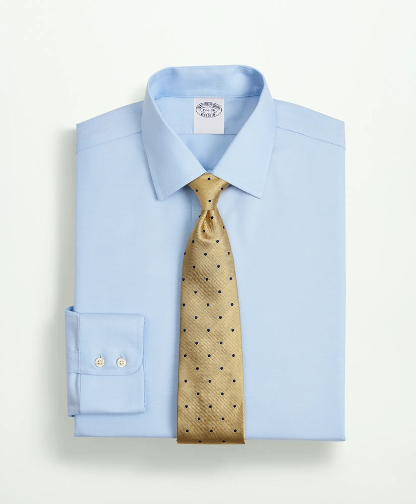 Stretch Supima® Cotton Non-Iron Twill Ainsley Collar Dress Shirt | Brooks Brothers sale