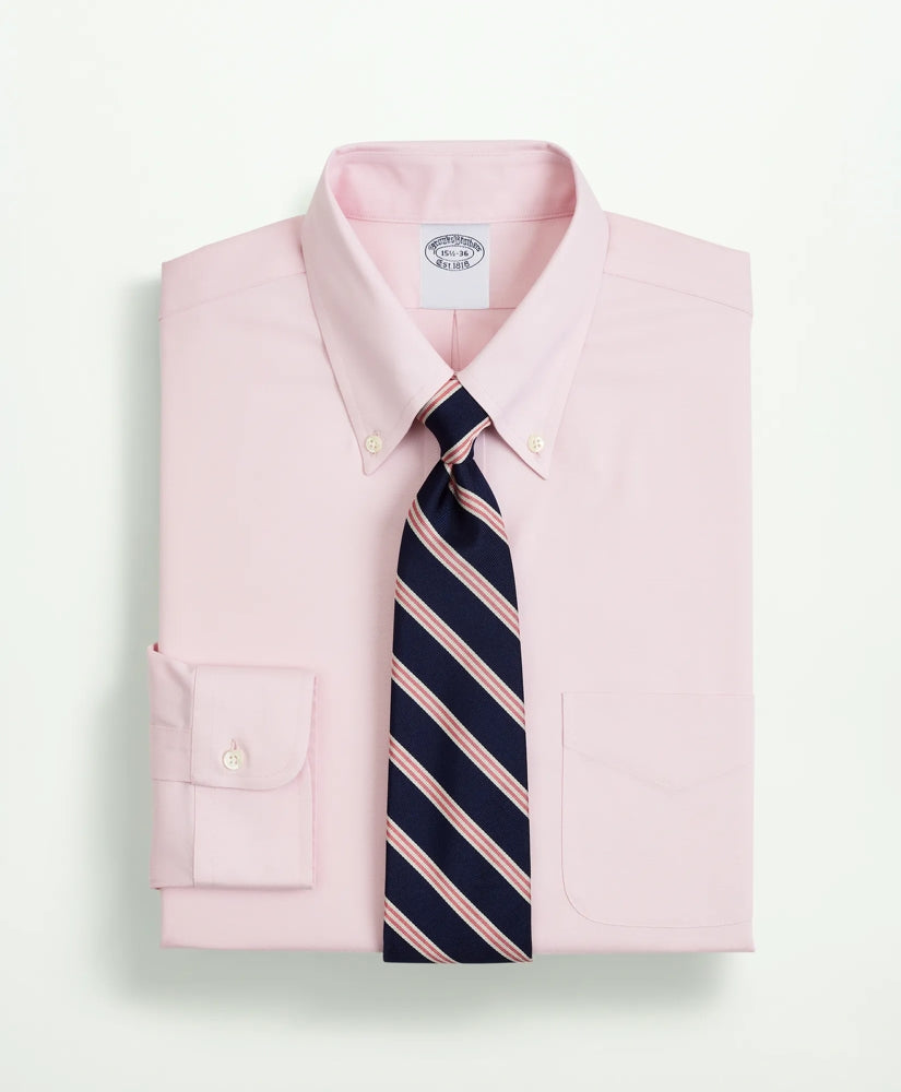 Stretch Supima® Cotton Non-Iron Pinpoint Oxford Button-Down Collar Dress Shirt | Brooks Brothers discount