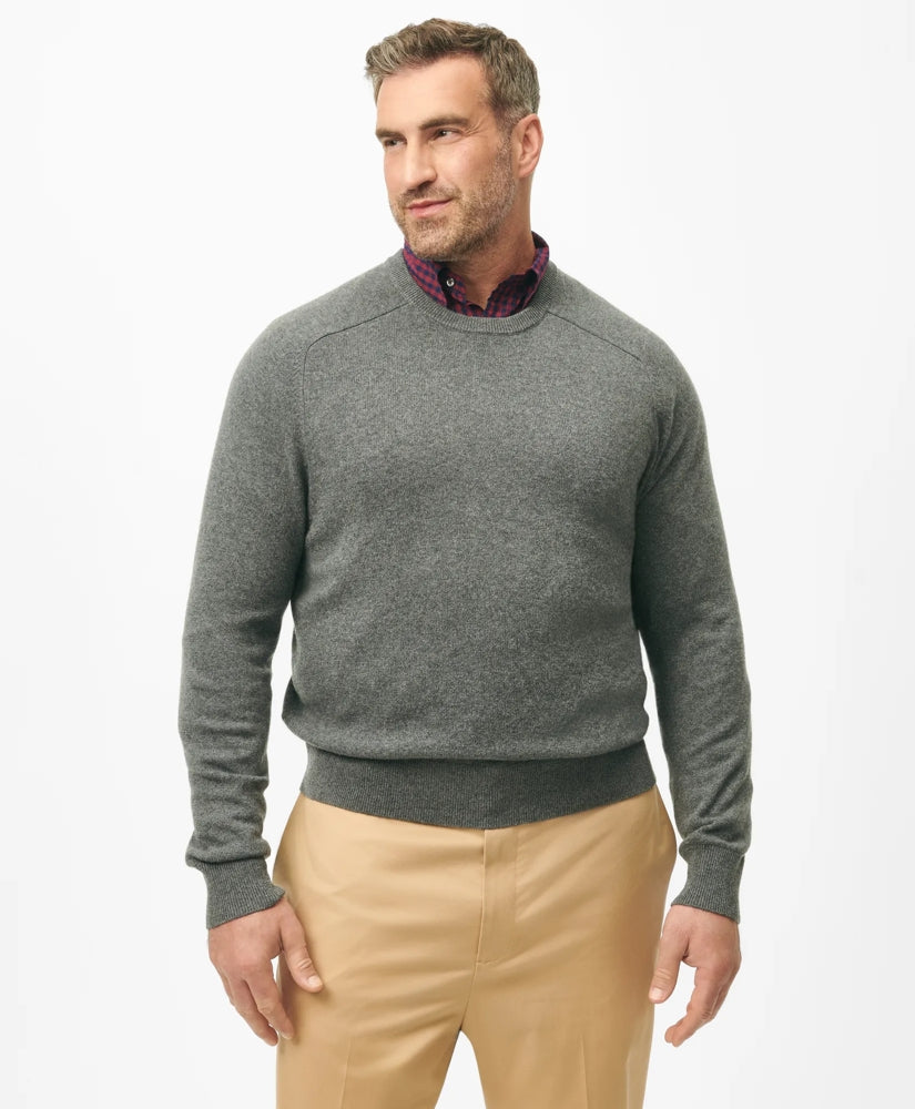 Big & Tall 3-Ply Cashmere Crewneck Sweater | Brooks Brothers sale
