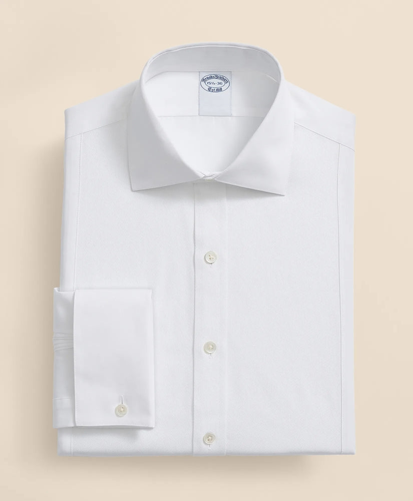 Supima® Cotton Poplin English Collar, Pique Bib Tuxedo Shirt | Brooks Brothers sale