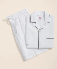 Cotton Broadcloth Short Pajamas | Brooks Brothers for sale