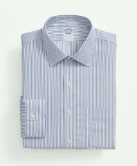 Brooks Brothers Explorer Collection Non-Iron Twill Ainsley Collar, Stripe Dress Shirt | Brooks Brothers cheap