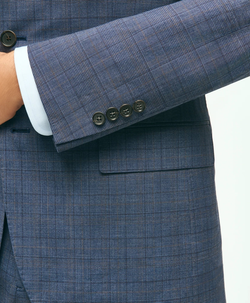 Traditional Fit Wool Checked 1818 Suit | Brooks Brothers cheap