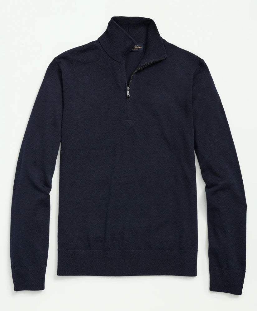 Big & Tall Ultimate Merino Wool Quarter-Zip Sweater | Brooks Brothers cheap