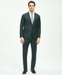 Classic Fit Wool Tic 1818 Suit | Brooks Brothers online shop