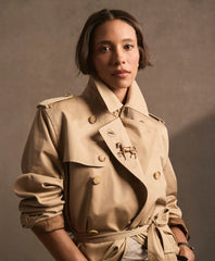 Supima® Cotton Gabardine Trench Coat | Brooks Brothers online shop