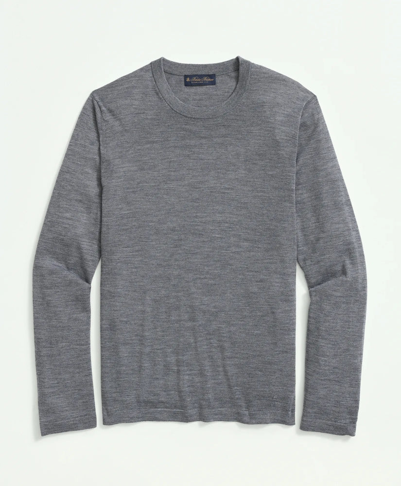 Lightweight Luxe All-Season Sweater, Crewneck | Brooks Brothers for sale