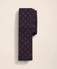 Silk Diamond Geo Knit Tie | Brooks Brothers sale