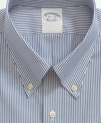 Stretch Supima® Cotton Non-Iron Pinpoint Oxford Button-Down Collar, Candy Stripe Dress Shirt | Brooks Brothers online