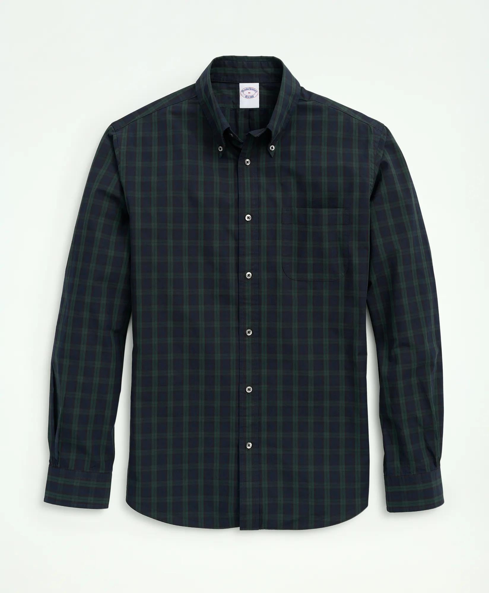 Friday Shirt, Poplin Black Watch | Brooks Brothers discount