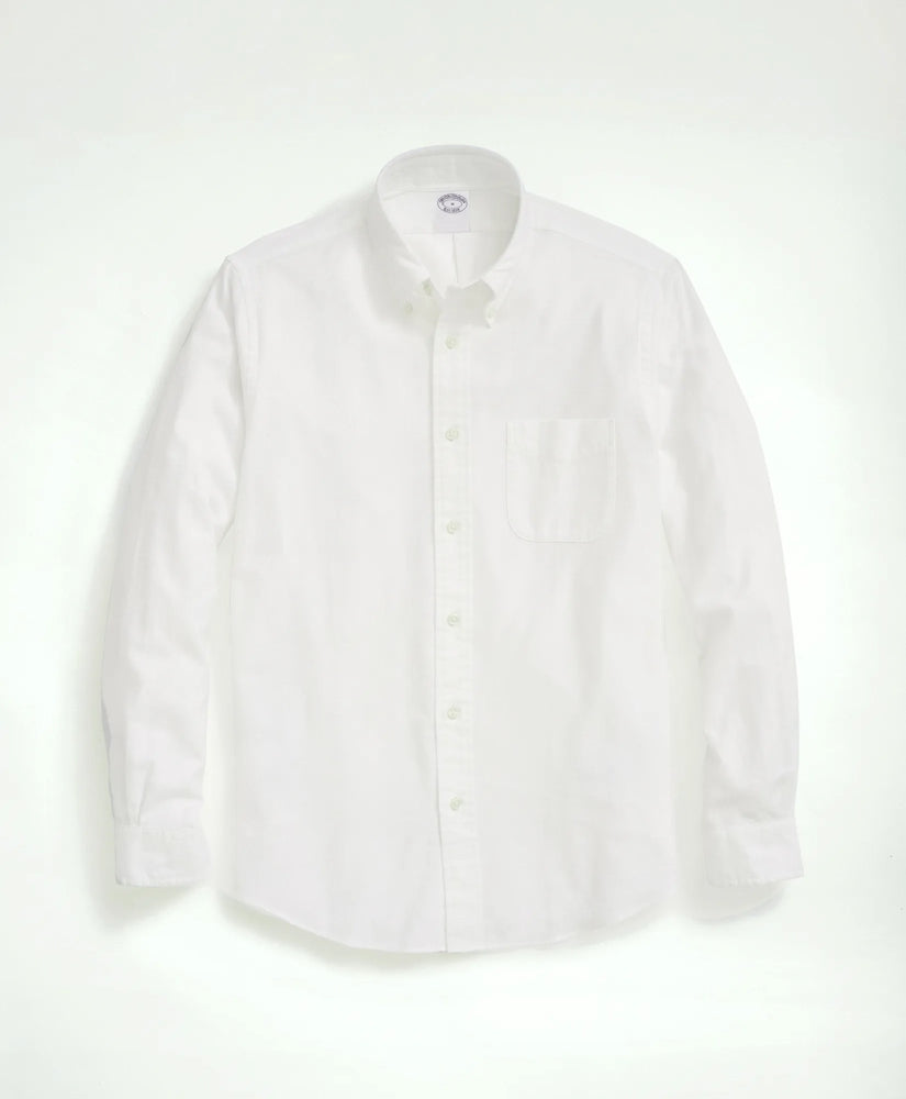 Portuguese Flannel Polo Button Down Collar Shirt | Brooks Brothers discount