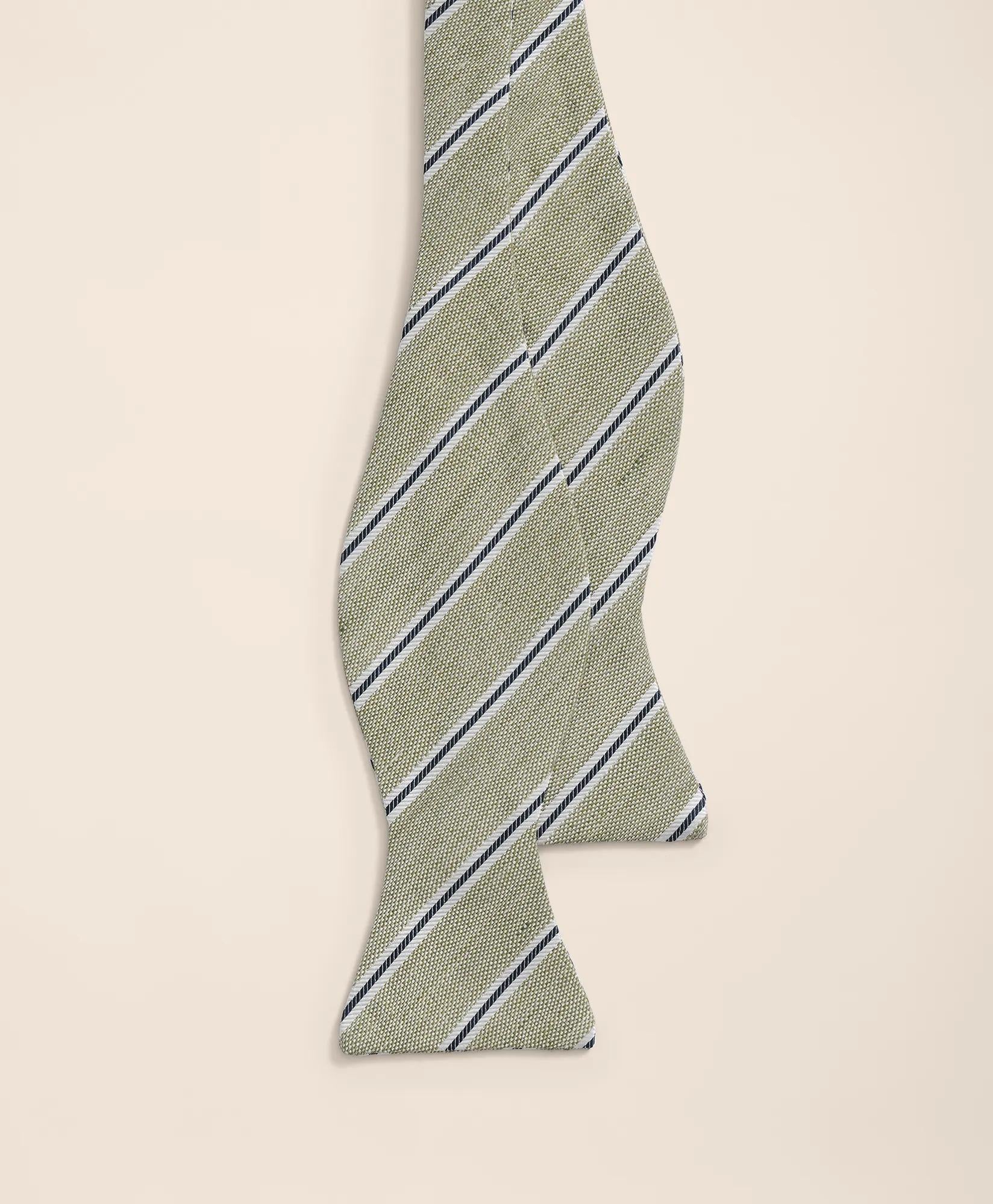 Silk-Linen-Cotton Bow Tie | Brooks Brothers discount