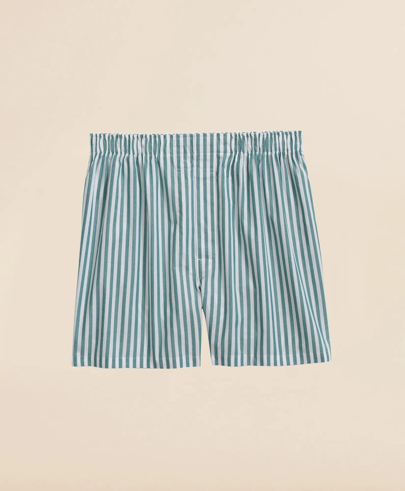 Cotton Broadcloth Butcher-Stripe Boxers | Brooks Brothers discount