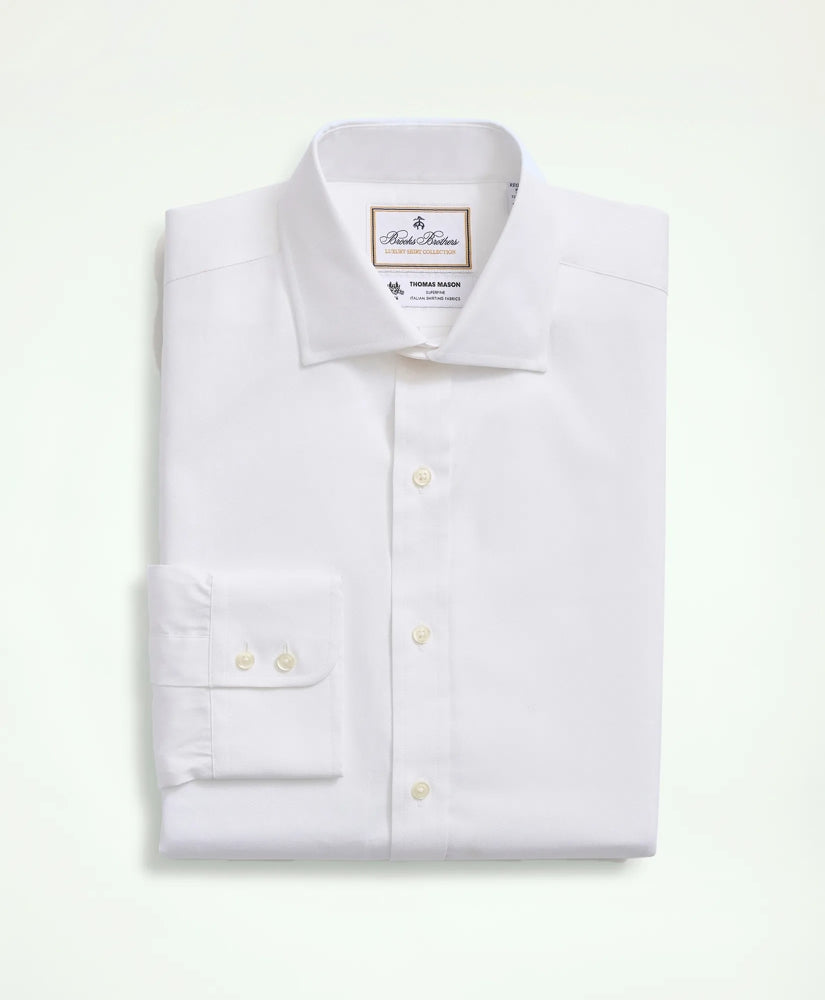Brooks Brothers X Thomas Mason® Cotton Pinpoint Oxford English Collar Dress Shirt | Brooks Brothers sale