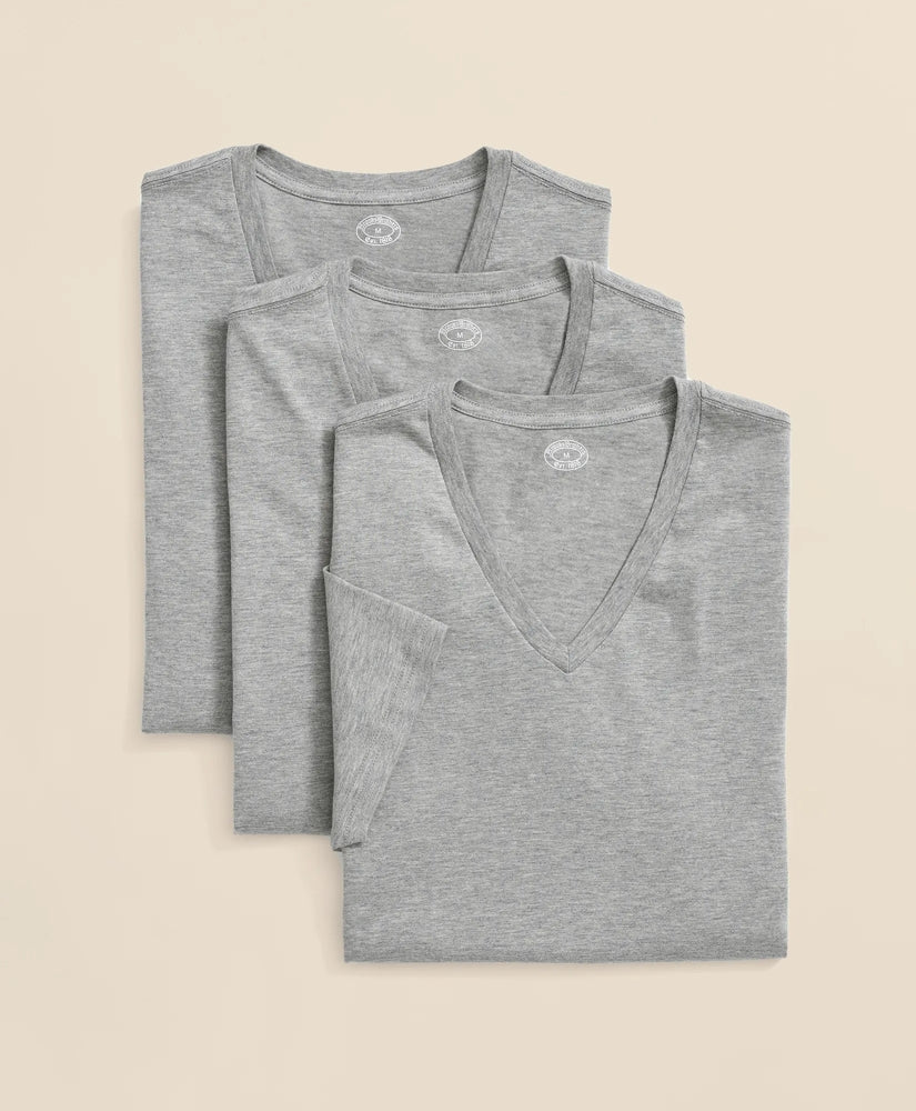 Supima® Cotton V-Neck Undershirt-3 Pack | Brooks Brothers sale