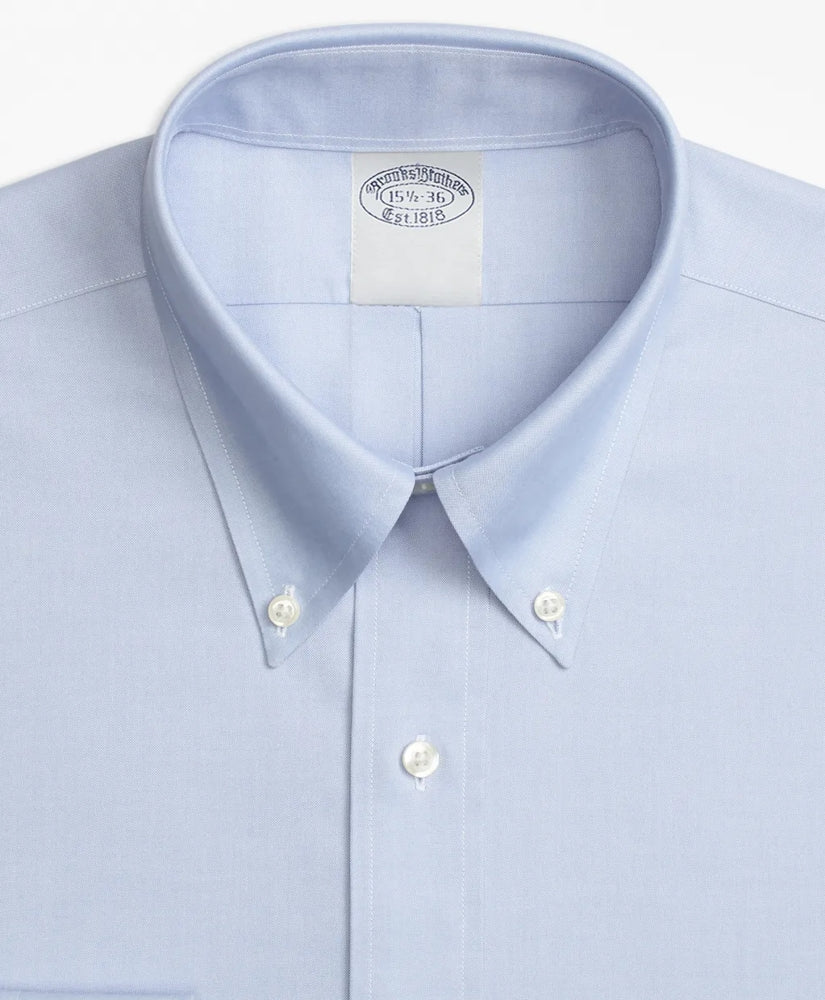 Big & Tall Stretch Dress Shirt, Non-Iron Pinpoint Button-Down Collar | Brooks Brothers cheap